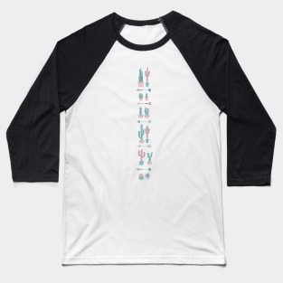 Boho Cactus Collection Baseball T-Shirt